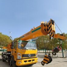 森源12噸汽車吊 油電兩用建筑農用吊車 單板起重機 運轉移動靈活利強
